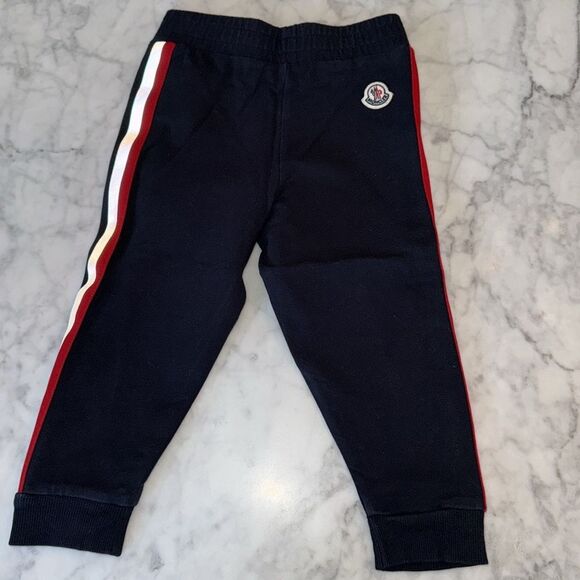 Moncler Blue and Red Joggers with Sleek Design 2Y - Picture 7 of 7